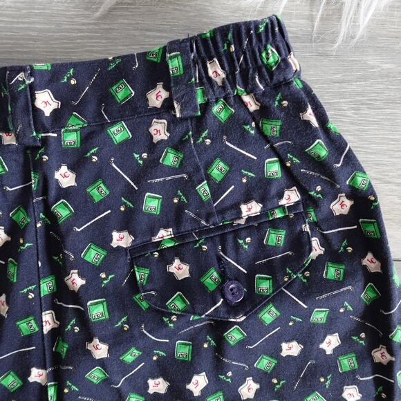 Liz Golf Vintage 90s Graphic Putter High Rise Baggy Wide Leg Shorts Small - Picture 4 of 8